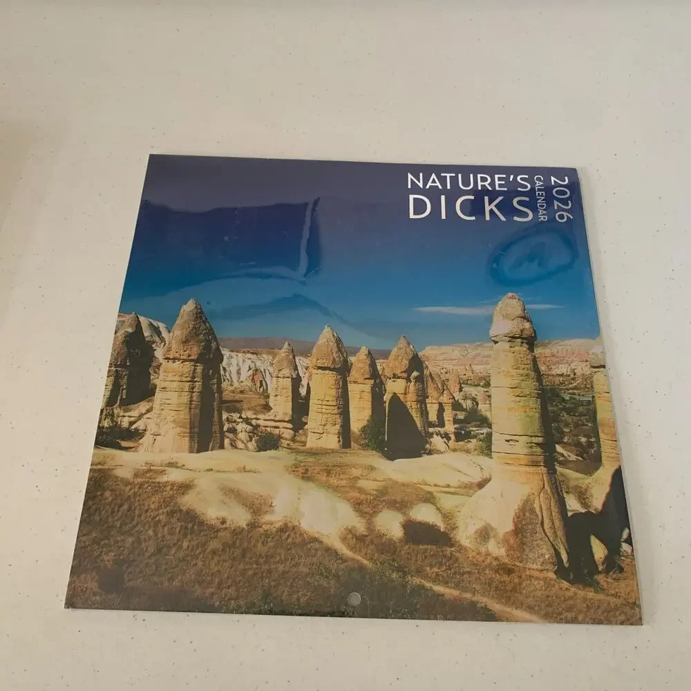 Nature's Dicks Calendar 2026 Gift Funny Calendar Joke Present Brand New Sealed